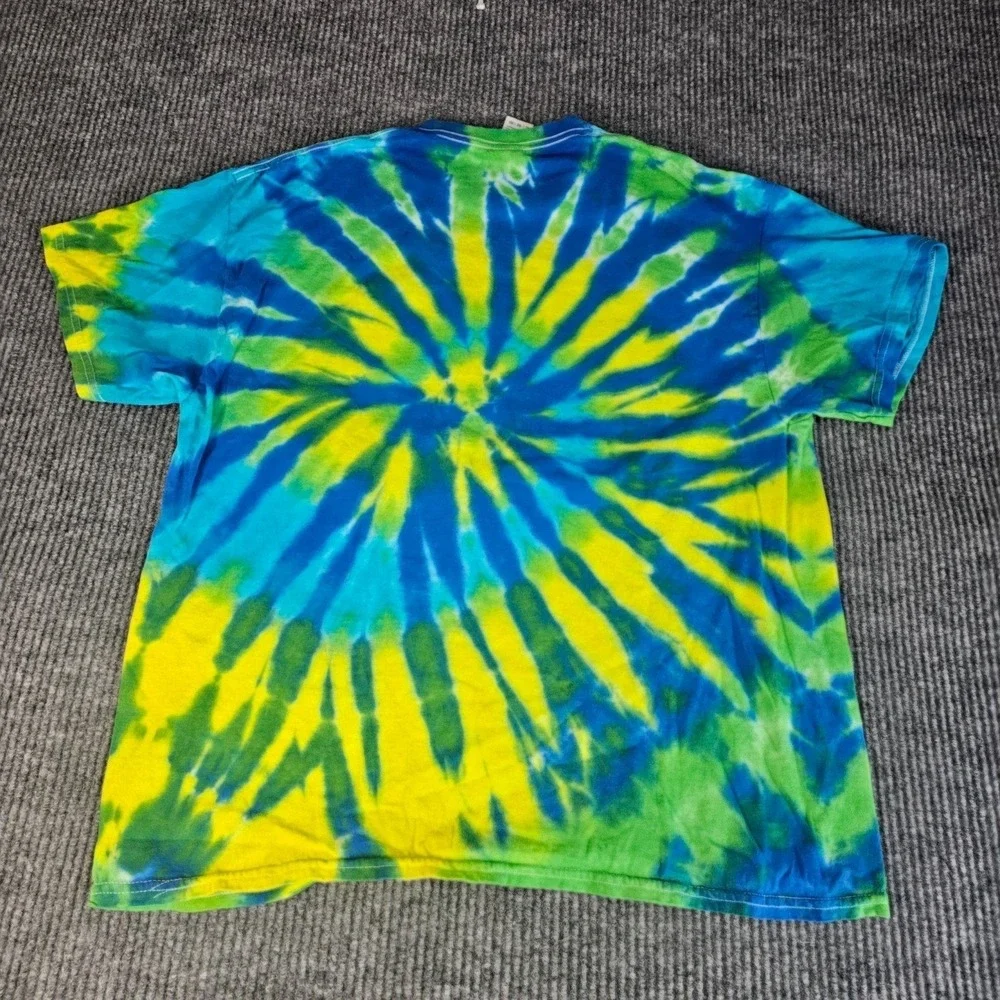 Jolly Rancher Remix Shirt Mens XL Multicolor Tie Dye Graphic Tee Candy Colortone